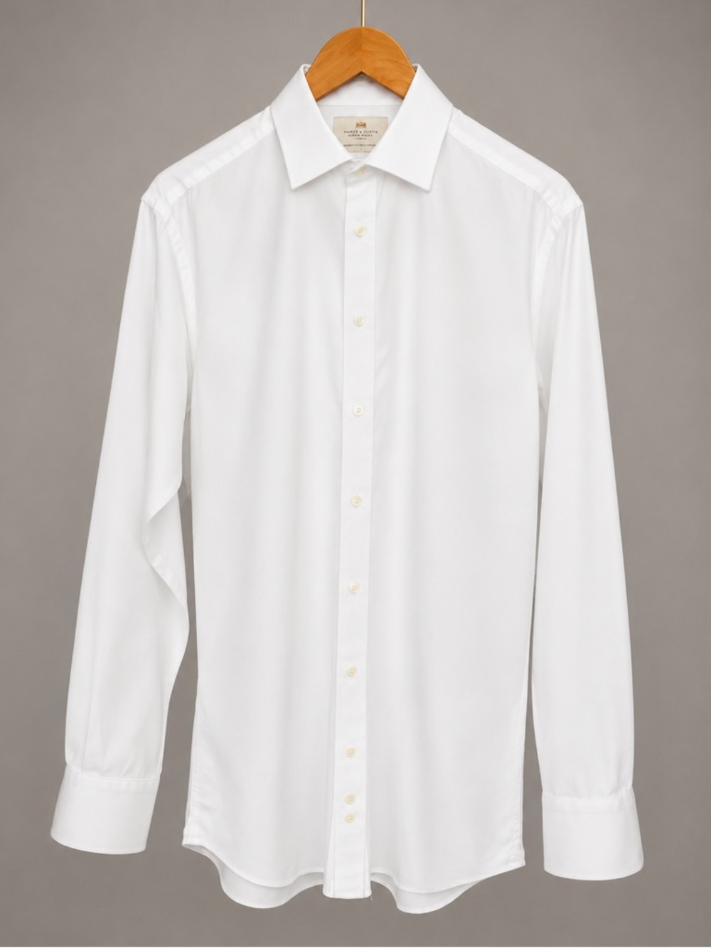 Hawes & Curtis White Dress Shirt, Slim fit, collar 16